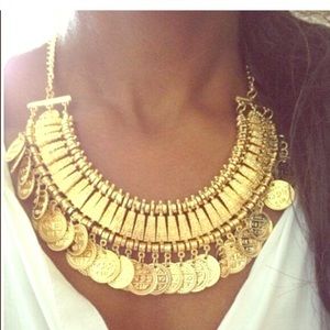 Gold Coin Necklace - Brand New!