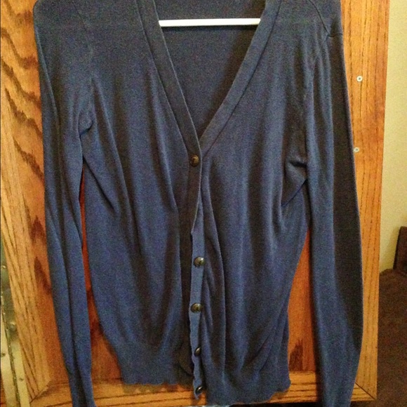Navy cardigan