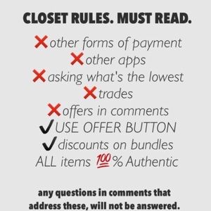 Just an FYI 😊 happy shopping