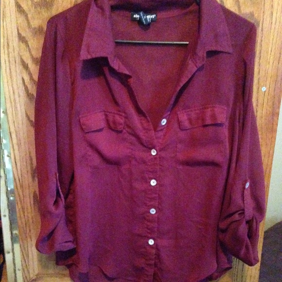 Maroon blouse