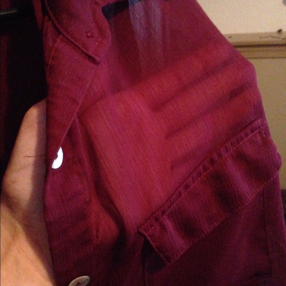 Maroon blouse - Picture 2 of 2