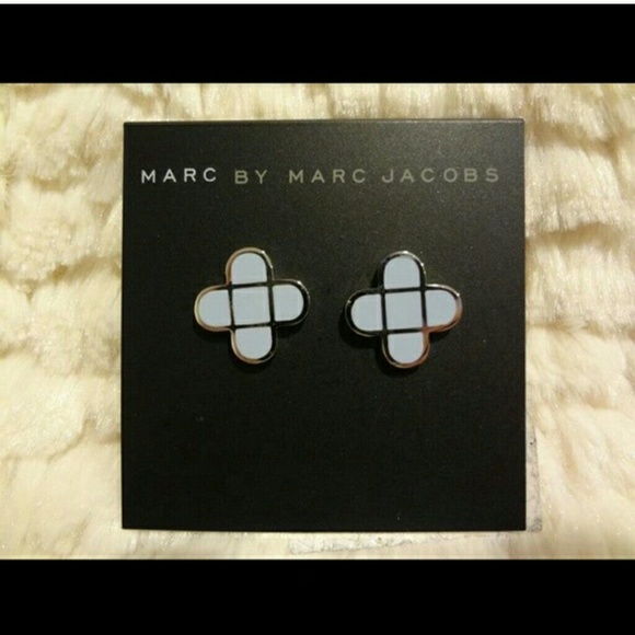 Marc by Marc Jacobs Blue Quartz stud earrings
