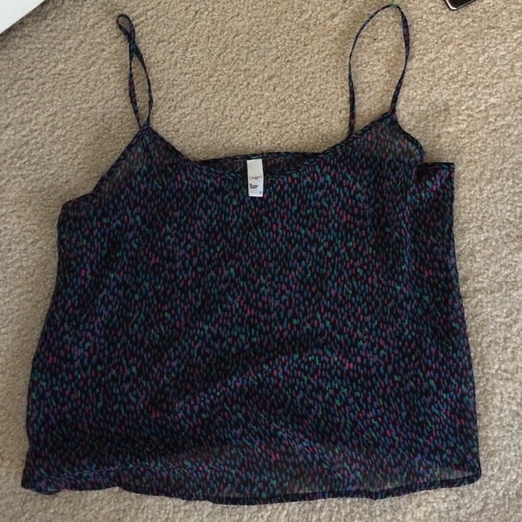 Chiffon by AA flowy tank top