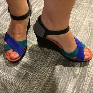 TOMS "Exclusive" Suede Wedges