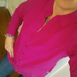 Easy breezy 100% silk blouse
