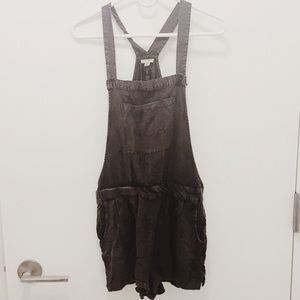 Ecote Soft Overalls Shorts Casual Romper
