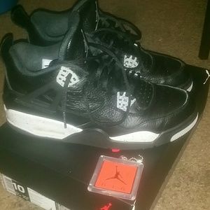 Men Air Jordan  4 Retro LS