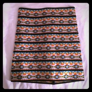 Pleasure Doing Business 8 Band Aztec Skirt