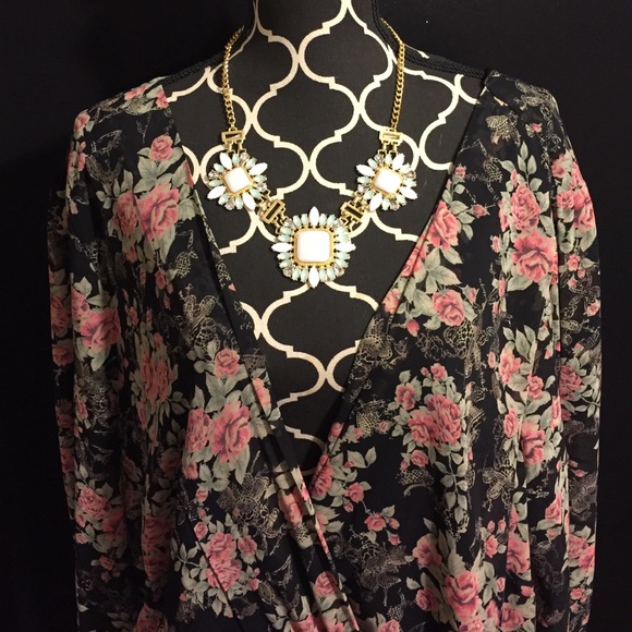 Floral Forever 21 Romper 3X
