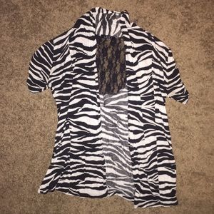 Deb zebra shrug