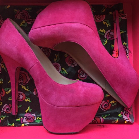 Pink Heels by Betsey Johnson