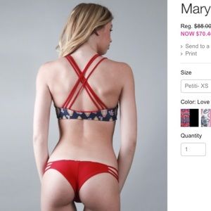 NWT Mary Grace Swim "Vida" Top