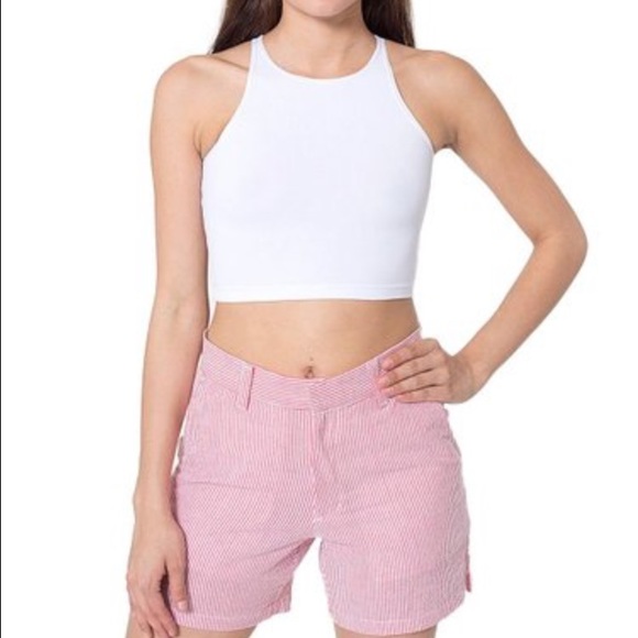 American Apparel Pants - Unisex Cotton Seersucker Kennedy Short