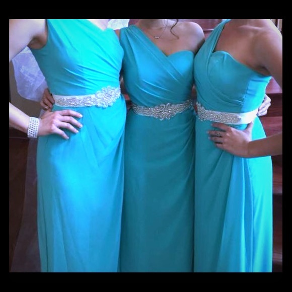 Greek goddess dress with bejeweled belt