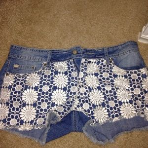 Lace shorts