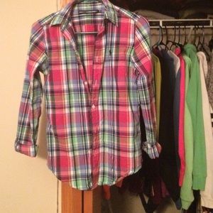 Small flannel shirt