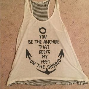 Anchor tank top