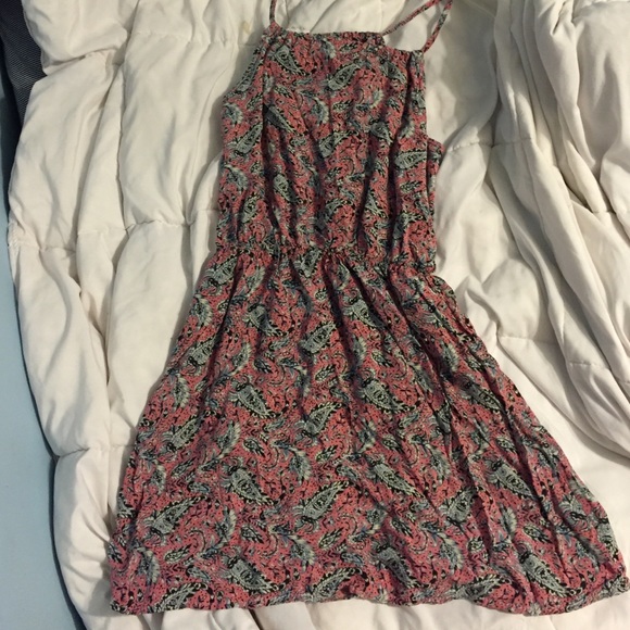 Pink patterned dress