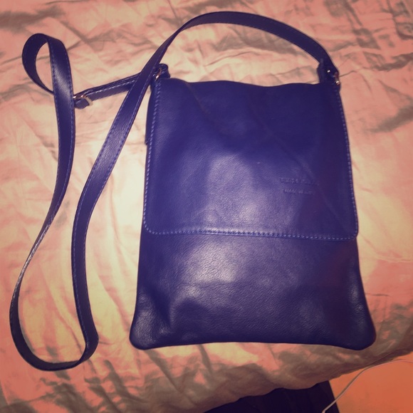 Brand new Italian leather cross body purse