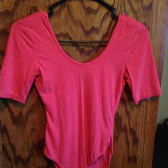 Pink leotard