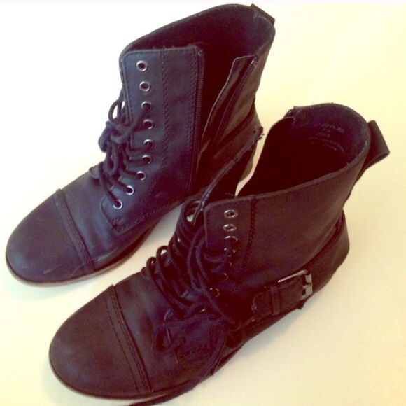 Cathy Jean combat boots.
