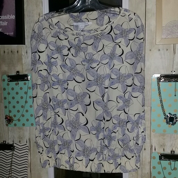 Diane von Furstenberg Tops - DVF silk flower top