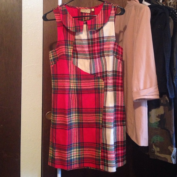 Vera Wang Princess Tartan Dress - Picture 1 of 4