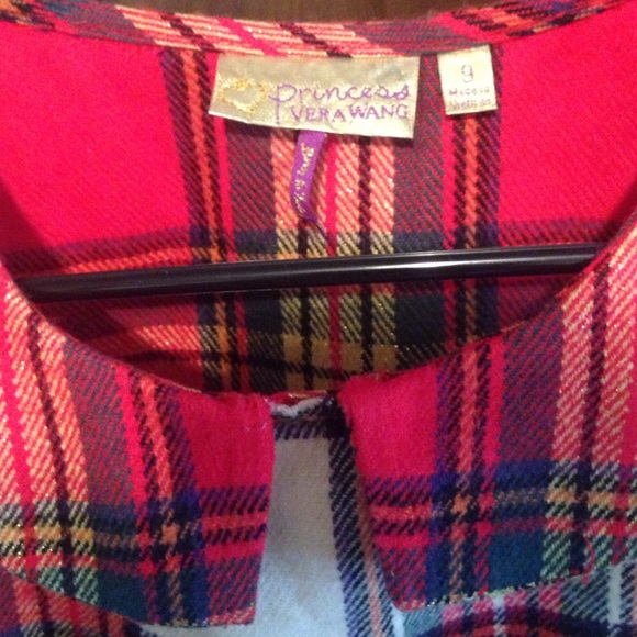Vera Wang Princess Tartan Dress - Picture 3 of 4
