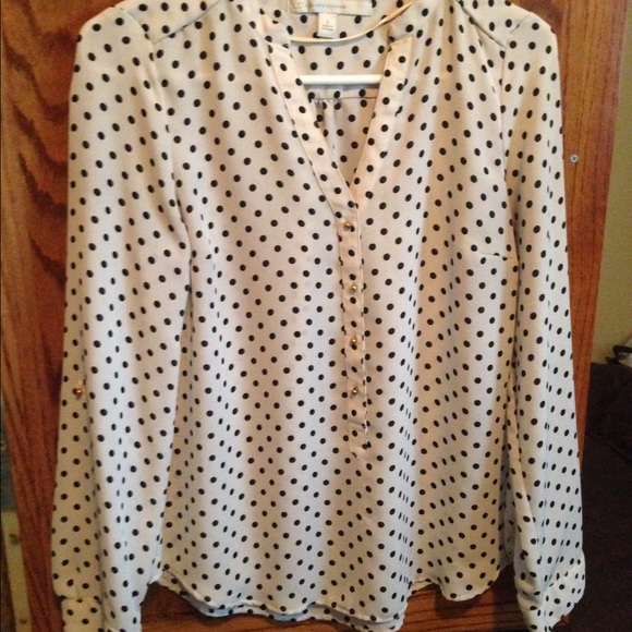 Polka dot blouse