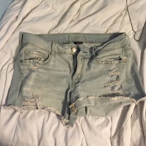Denim shorts
