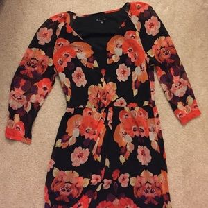 Madewell silk floral dress