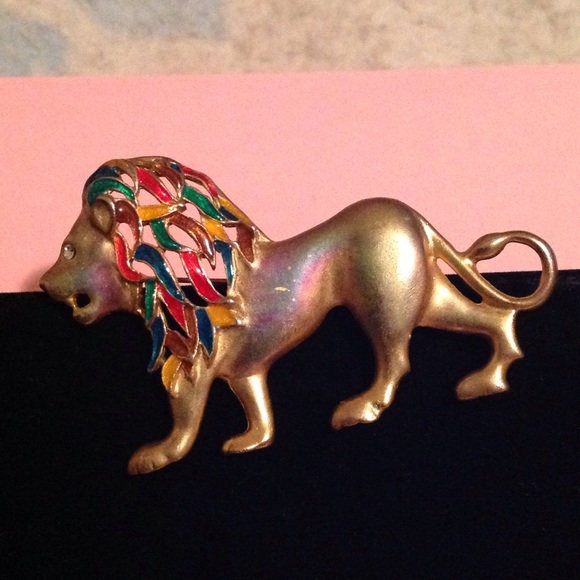 🐾 Vintage Lion Brooch🦁