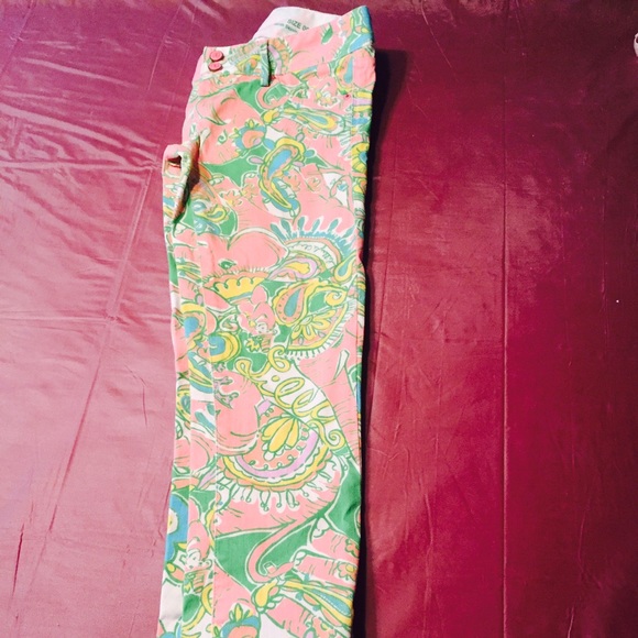 Lilly Pulitzer Worth Skinny Mini Zips in Chin Chin