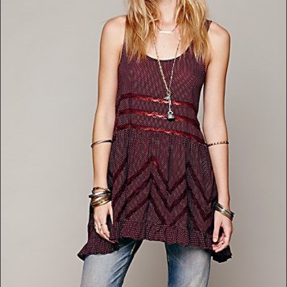 Free People Lace Trapeze Slip - Picture 1 of 1