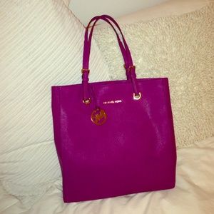 Michael Kors purple handbag