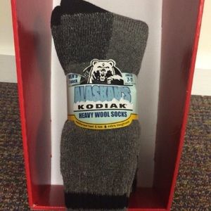 Thick wool hiking, skiing, or outdoor socks.