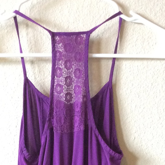 Purple back lace dress - Picture 4 of 4