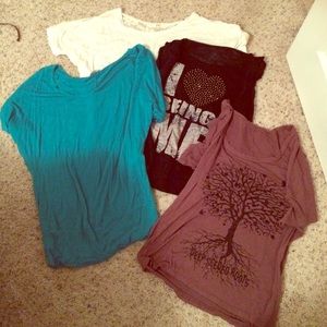 Lot of off the shoulder tops. Fit size medium