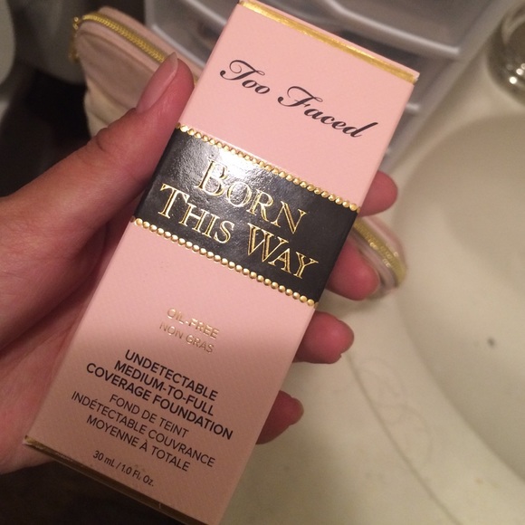 Too faced "born this way foundation " color honey