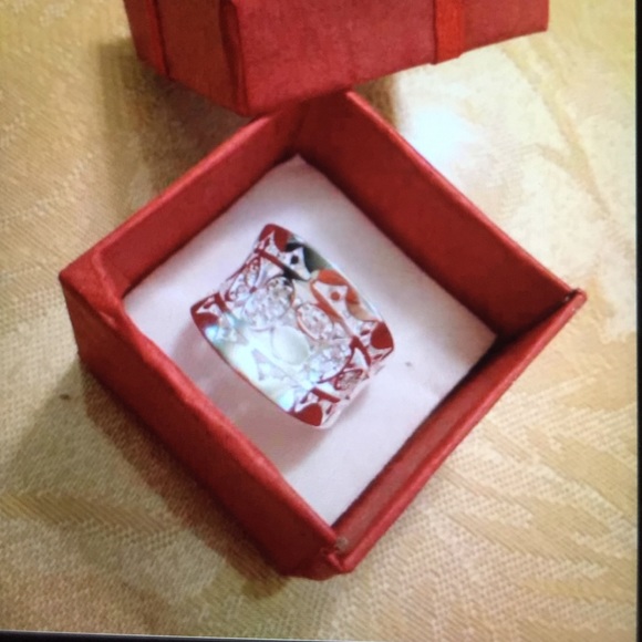 Silver Plated Women Fashion Ring
