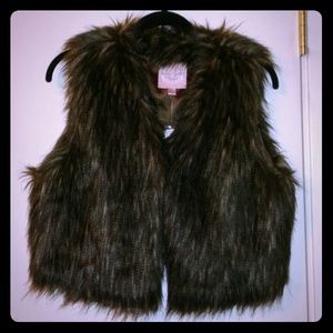 JUST REDUCED!!!  Faux fur vest
