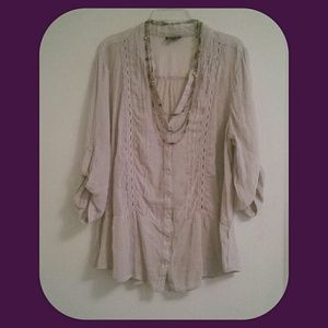 💥CCO SALE💥 Beige vintage style top