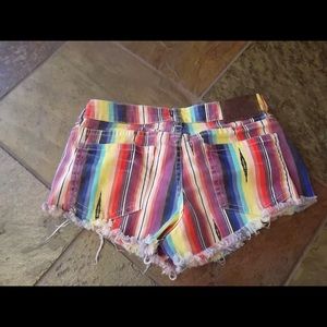 Rainbow shorts