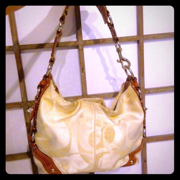 Coach Optic Print Carly Shoulder Bag