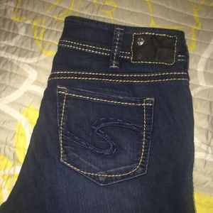 Silver Capri/cropped jeans