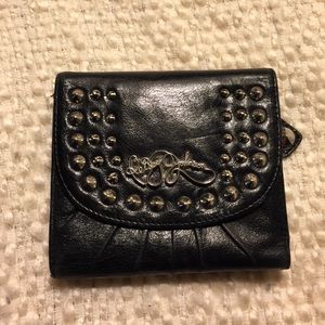Betseyville black studded wallet