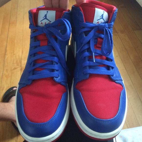 Red and Blue Jordan 1s - Picture 3 of 4