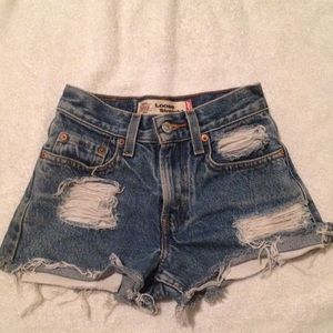 vintage high waisted shorts size 00