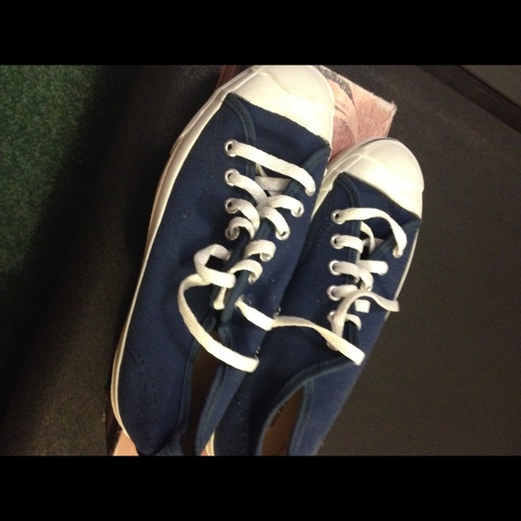 Womens jack Purcell low converse navy 7.5 new