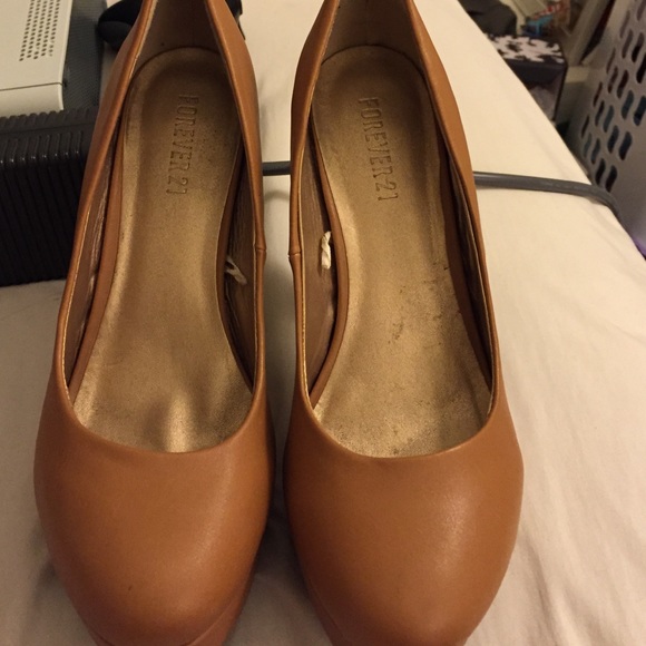 Forever 21 Chestnut Colored Heels